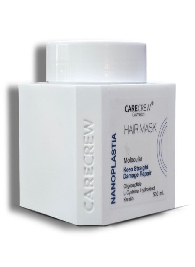 Nexify india CARECREW Nanoplastia Shampoo & Hair Mask Set | Molecular Hair Treatment for Damaged Hair | Keep Straight, Frizz-Free & Smooth | With Oligopeptide, L-Cysteine, Hydrolyzed Keratin | 500ml Each - Image 5