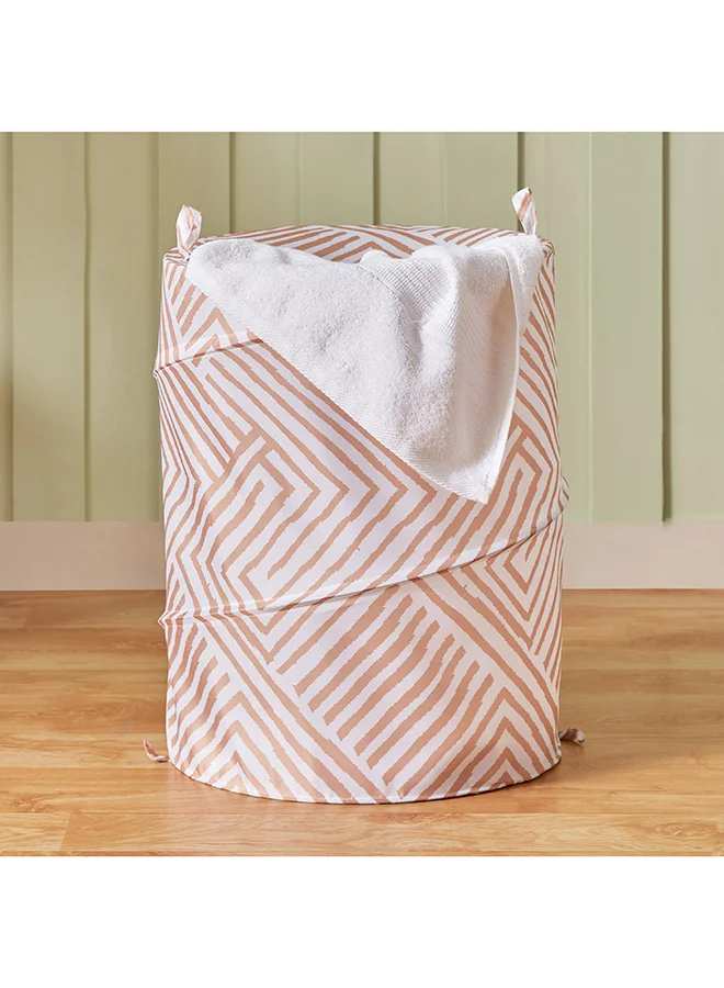 Home Box Ella Printed Laundry Hamper 42 x 55 x 42 cm