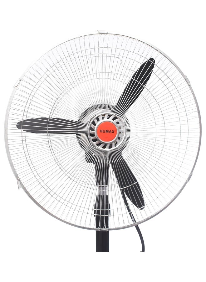 هيوماكس مروحة استاند 18 بوصة ريشة معدن بالريموت كنترول - Image 2