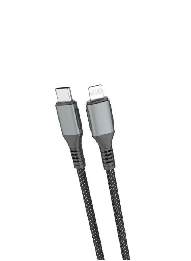 ميكسل كابل MICCELL شحن سريع قماش للأيفون PD بطول 1.2 متر - Image 4