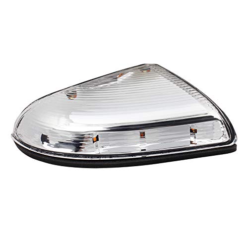 HERCOO LED Side Mirror Turn Signal Puddle Light Lamp Housing Cover Compatible with Dodge Ram 1500 2009-2018, Dodge Ram 2500 2010-2018, Ram 1500 Classic 2019-2022, Replacement for 68064949AA - Image 1