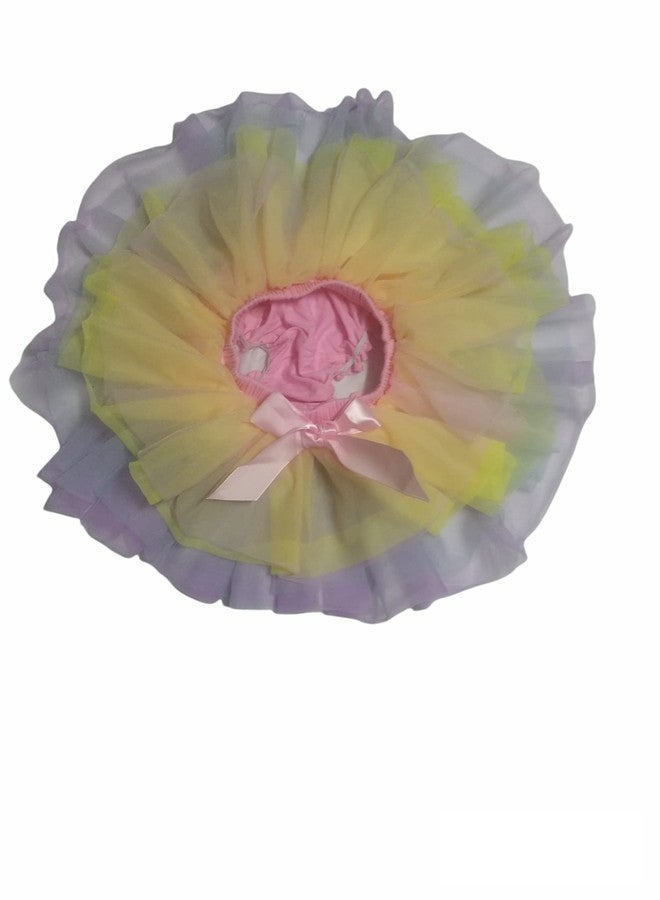 KuJee Multi Color Tulle Tutu Skirt for Baby Girl with Headband (Age: 2-3 Yrs) - Image 4