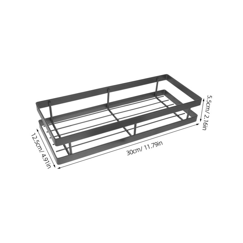 Self Adhesive Iron Sponge Holder Wall Mount Kitchen Bathroom Storage Rack Space Saver - Image 3