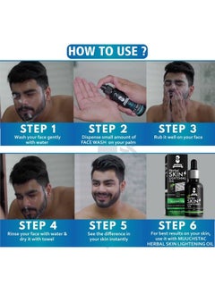 MUUCHSTAC Ocean Face Wash For Men Fights Acne & Pimple Skin Whitening & Brightening All Skin Types No Sls Silicone And Paraben 100 Ml  - Image 5