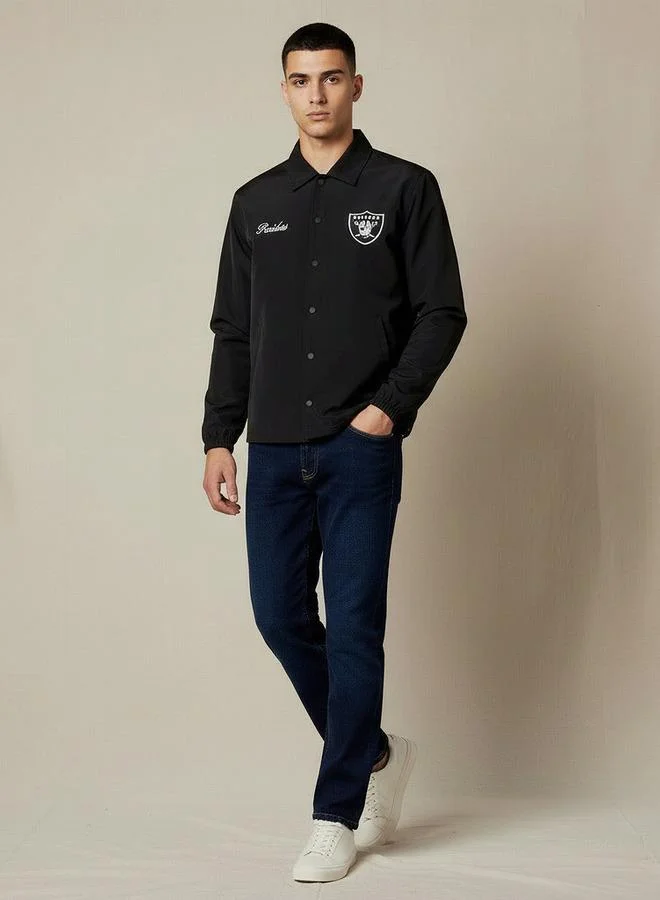 سبلاش فيڤ جينز رجالي بقصة ضيقة وخصر مرن وجيوب