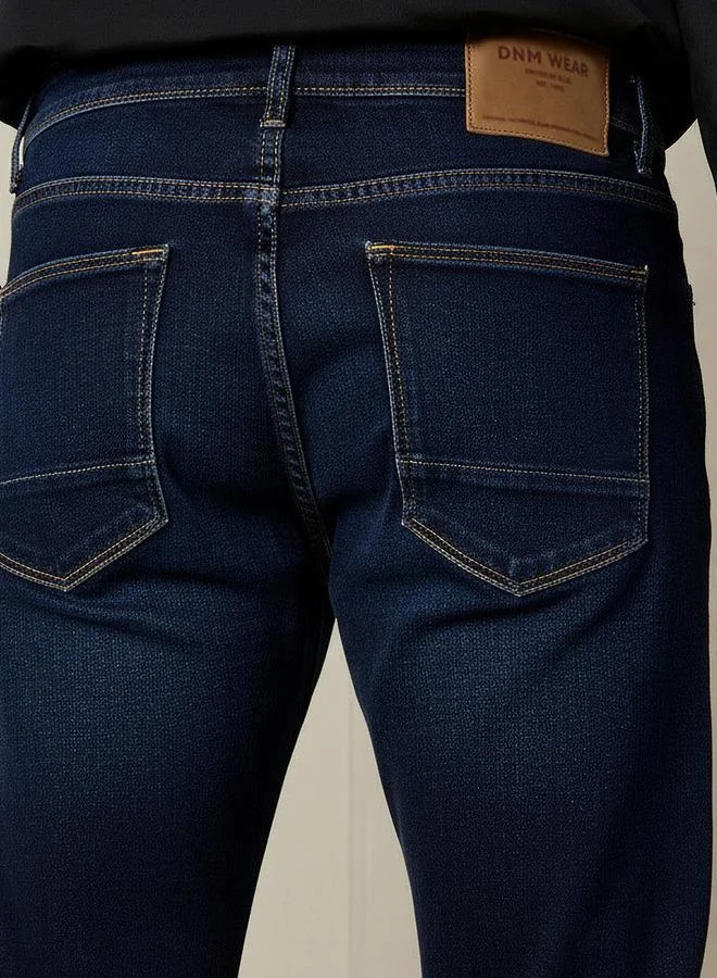 Splash FAV BLUE Men Skinny Fit Flexi Waist Pocket Jeans for Men | Best Price UAE