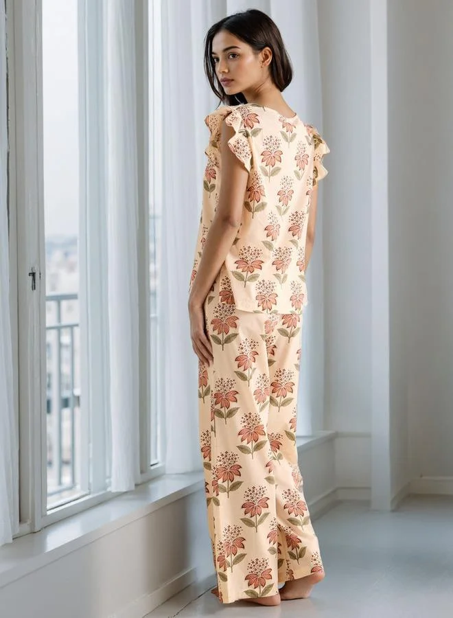 Splash FAV  Printed Cotton Pyjama Set for Women | Best Price UAE
