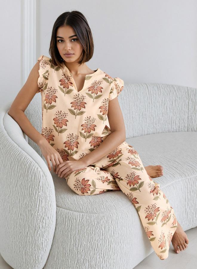 سبلاش فيڤ طقم بيجامة مطبوع - Image 1