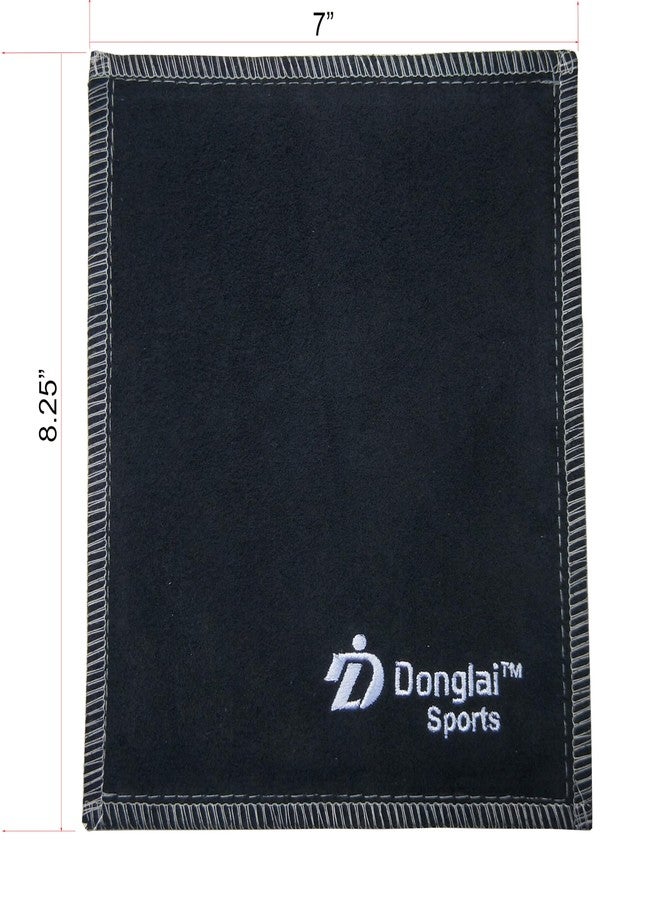 DDonglai Bowling Leather Shammy Pad Bowling Ball Leather Towel 2PCS Packed - Image 3