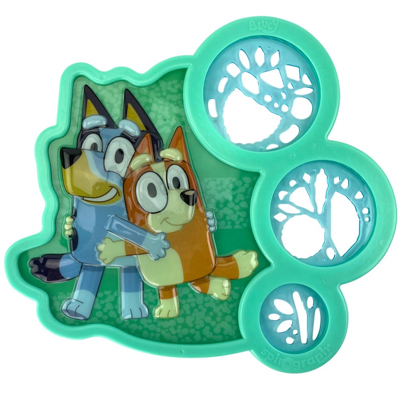 Spirograph Cyclex Set Bluey – Drawing Kit, Arts and Crafts, Bluey Toys, Art Supplies, Stickers for Kids, Bluey Stickers, Spiral Art, Markers, Stickers, Design Sheet Included, Ages 5+ - Image 3