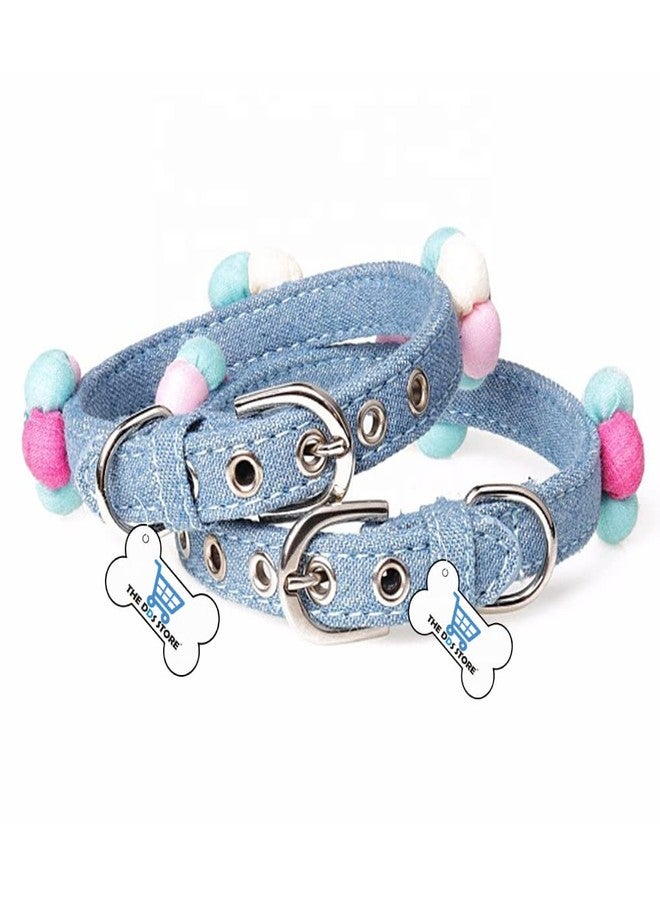 The DDS Store Cat Puppy Cute Flower Shaped Decorative Adjustable Collar for Cats Kitten PuppyPet Collar Pet Supplies-1 Piece (X-Small (22-28 cm)) - Image 3