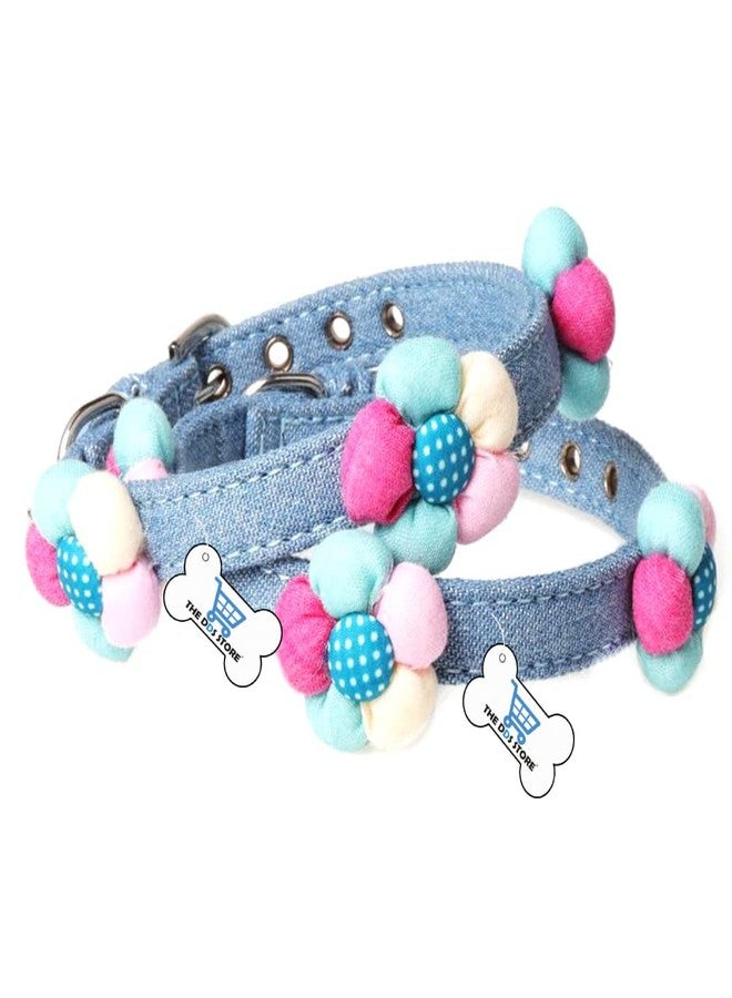 The DDS Store Cat Puppy Cute Flower Shaped Decorative Adjustable Collar for Cats Kitten PuppyPet Collar Pet Supplies-1 Piece (X-Small (22-28 cm)) - Image 2