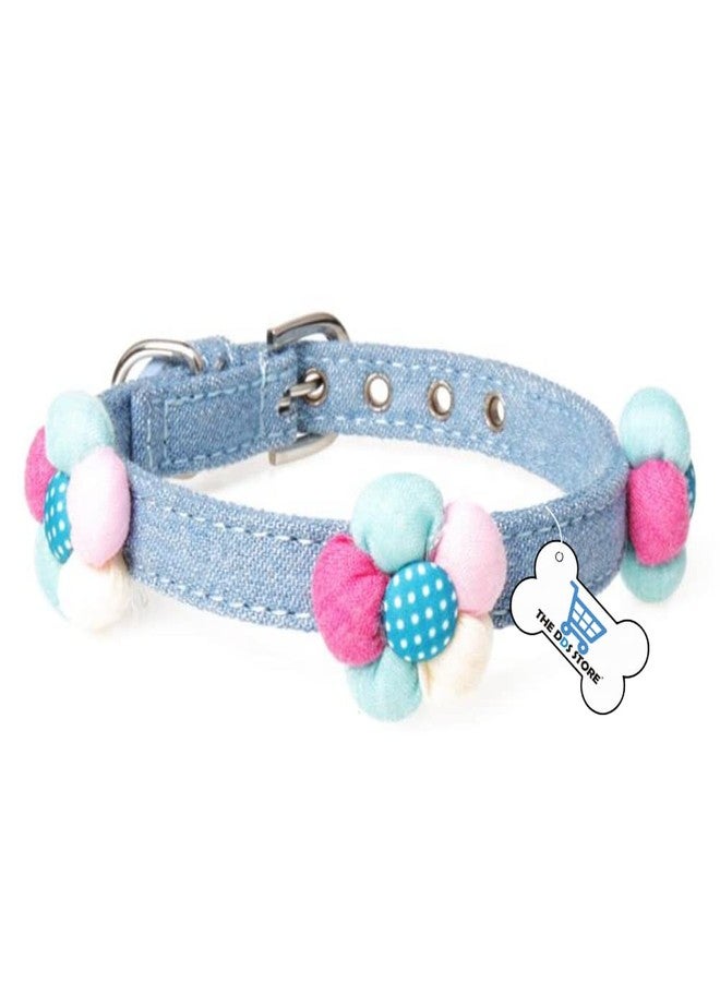 The DDS Store Cat Puppy Cute Flower Shaped Decorative Adjustable Collar for Cats Kitten PuppyPet Collar Pet Supplies-1 Piece (X-Small (22-28 cm)) - Image 1
