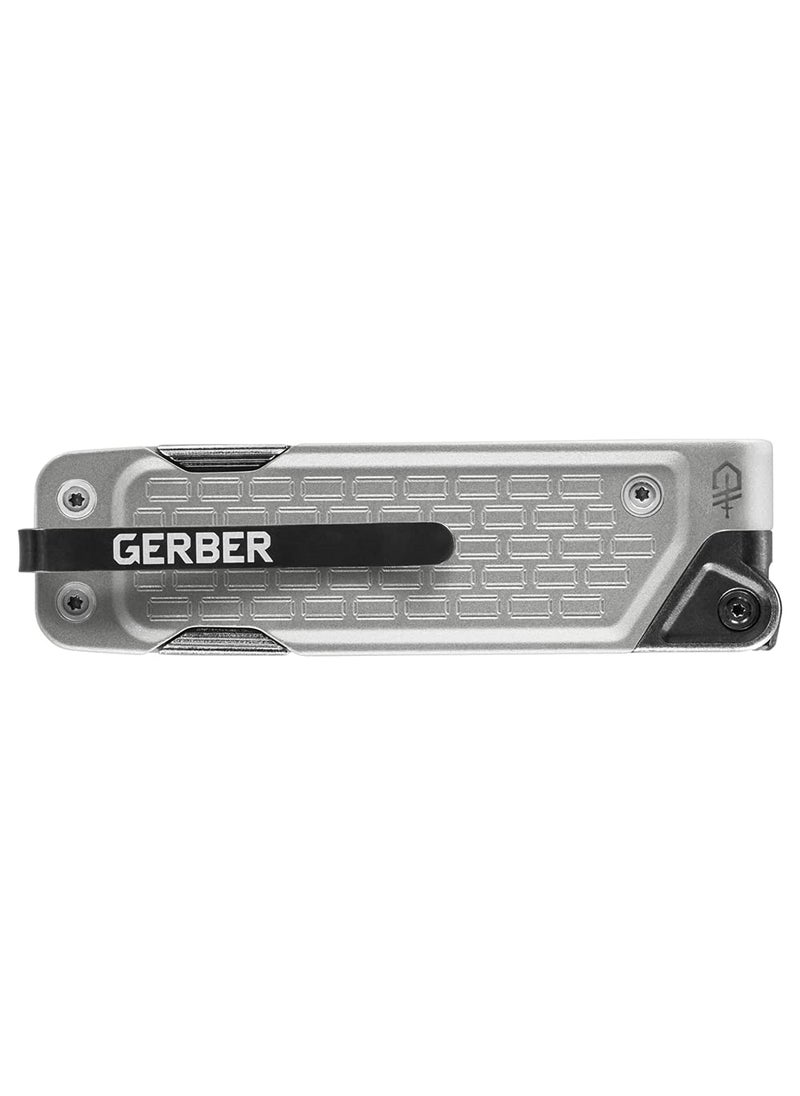 Gerber Gerber Gear Lockdown Driver 7-in-1 EDC Multitool - 2.5" Plain Edge Blade, Scissors, Bit Driver - Gifts for Men, Everyday Carry Gear and Survival Equipment - Silver  - Image 2