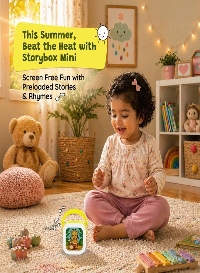 WonderBuddy StoryBox Mini, 200+ Stories & Rhymes Preloaded, Educational Toy, RGB Lights, Kids Bluetooth Speaker, Musical Toys, Birthday Gift & Toys for 2+ Year Old Boy & Girl - Giraffe Without Mic - Image 2