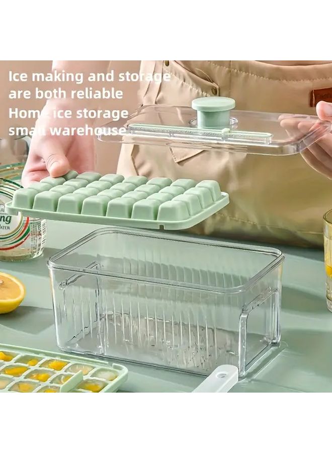 Green 28 Compartment Quick Freeze Tray Durable PET Plastic for Beer and Fruit Infusions - Image 2