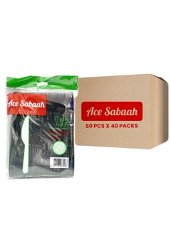 Ace Sabaah Black Disposable Knife 50pcs X 40 packs - pzsku/ZD79C08FCFCFC1103F34BZ/45/_/1716818946/da796059-a7e1-4ca1-b0f8-312ab6e561d7