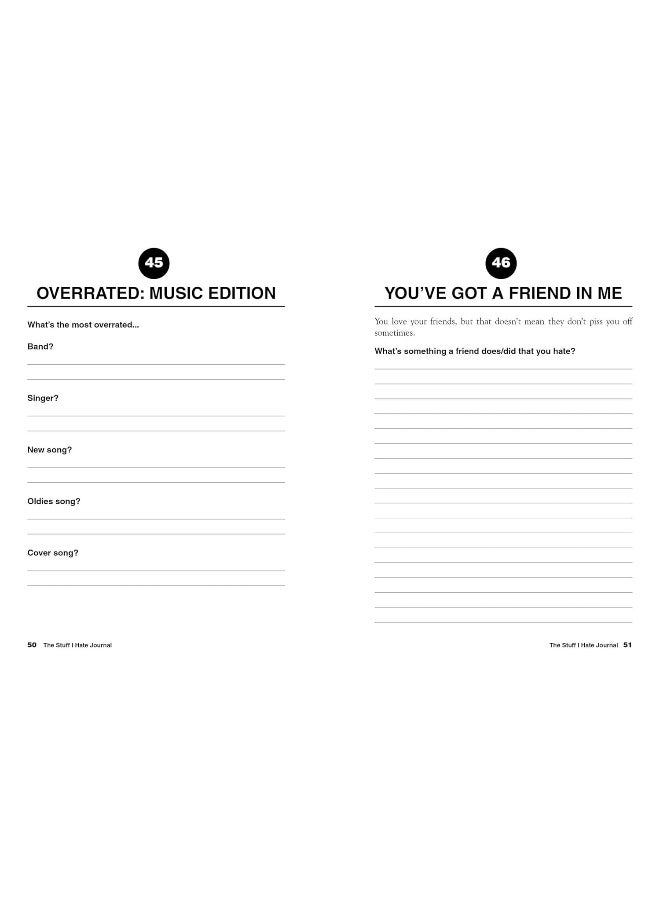 The Stuff I Hate Journal: Trends I Hate. Foods I Loathe. People Who Annoy Me. And Everything Else That's the Absolute Worst. - Image 5