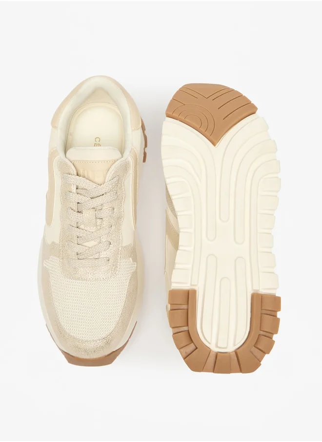 سيليست Women's Lace-Up Low Ankle Sneakers