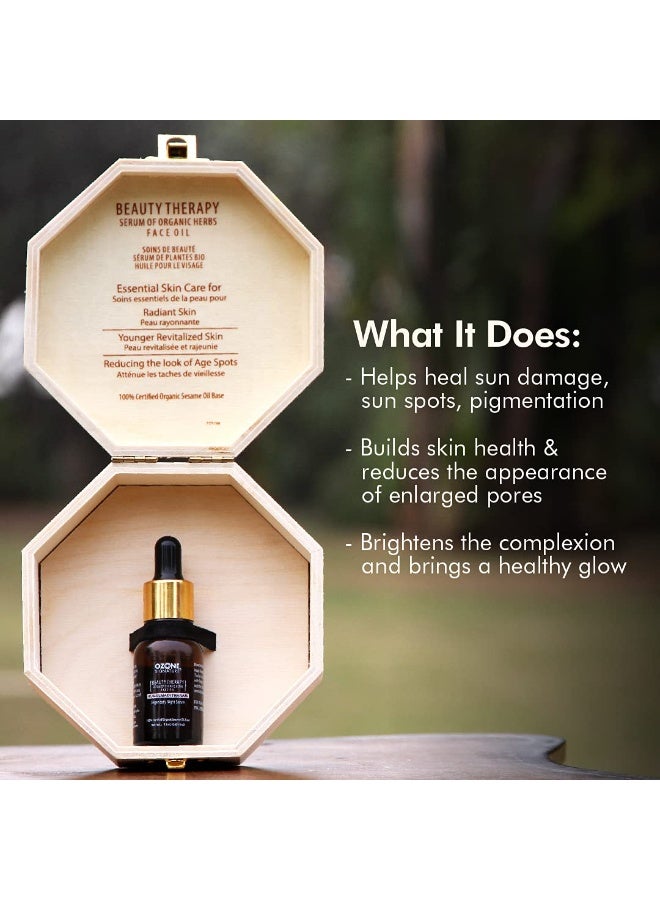 أوزون زيت الوجه كومكومادي تايلام من سيجنتشر | سيروم للوجه للرجال والنساء | مثالي لجميع أنواع البشرة التصبغات ومكافحة الشيخوخة وتوحيد لون البشرة | 5 مل - Image 4