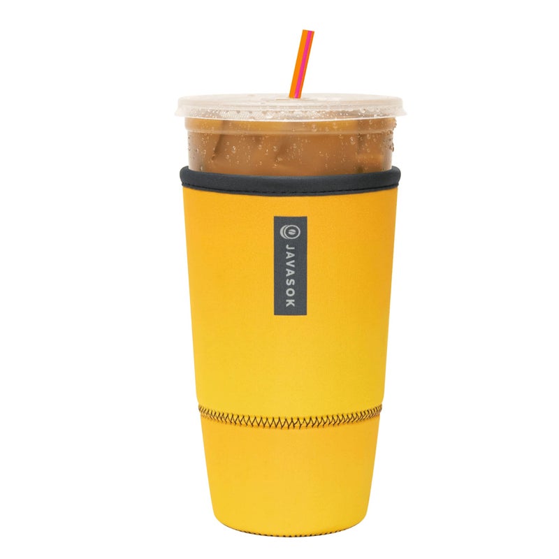 Sok It Java Sok Iced Coffee & Cold Soda Insulated Neoprene Cup Sleeve (Mango Ombre  XXLarge: 44-48oz) - Image 1