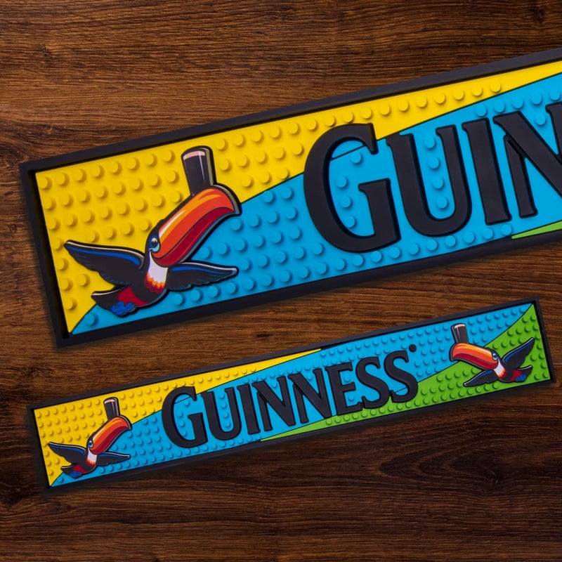 Guinness Toucan Colorful PVC Bar Mat | Guinness Official Merchandise No Spillage Bar Mat - Image 5