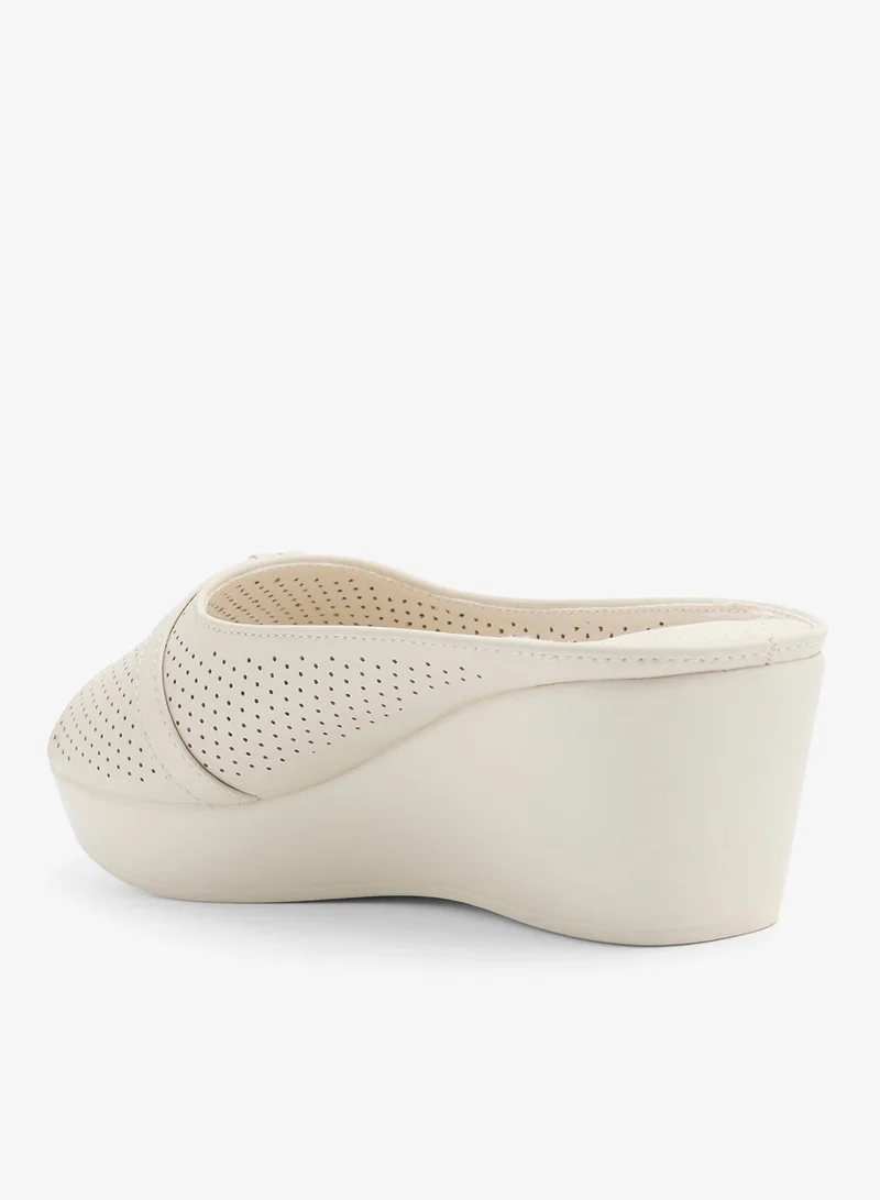 LORIANNE Anurati-wedge mules