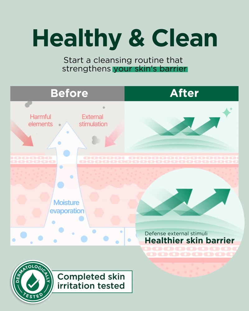 EASYDEW Barrier Repair Cleanser - Deep Pore Cleansing and Skin Barrier Enhancement Face Bubble Wash with Salicylic Acid, Hyaluronic Acid, Collagen, Niacinamide, Panthenol, DW-EGF Peptide 5.07 fl.oz. - Image 4