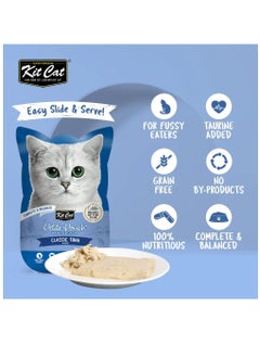 Kit Cat Cat Adult Wet Food  Classic Tuna Flavor 70g Pack Of 6  - Image 2