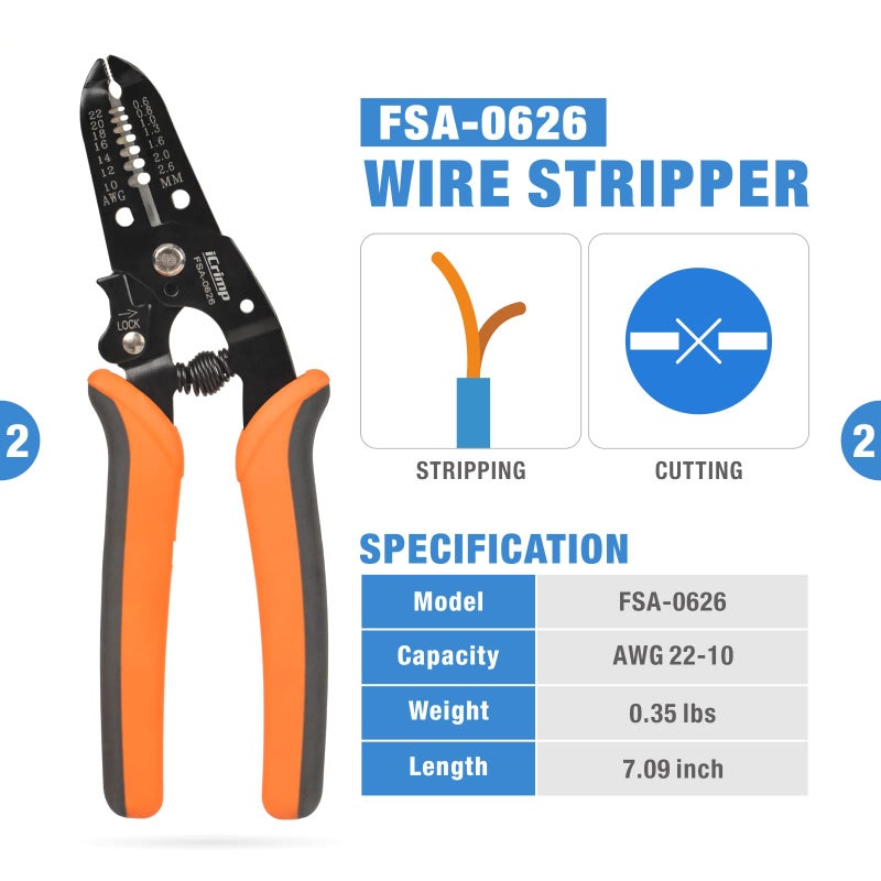 IWISS iCrimp Quick Change Ratcheting Crimper Tool Kit, Automotive Service Kit, for Crimping IWS4 Connector, Insulated & Non-insulated Terminal, Open Barrel Terminals, Dupont Connector, End Sleeve Ferrules - Image 3
