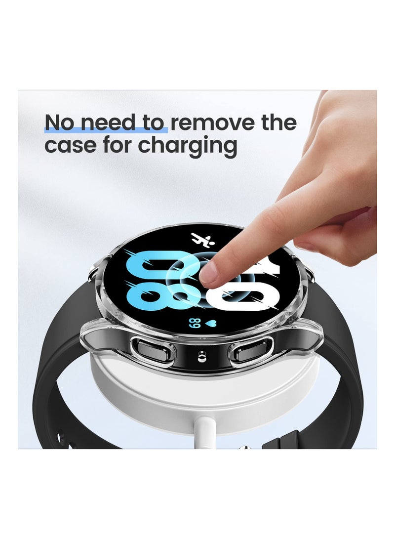 HEXABEX Samsung Watch 5 40mm Case, Soft TPU Screen Protective Case for Samsung Watch 5 40mm Clear  - Image 4