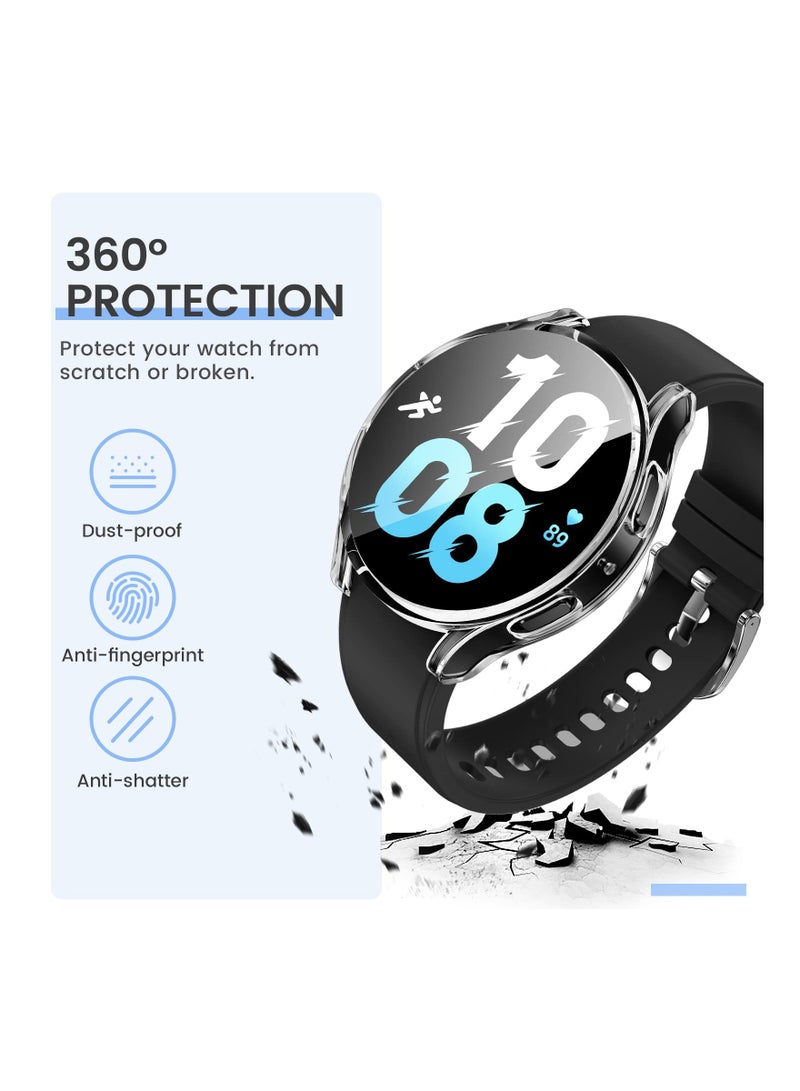 HEXABEX Samsung Watch 5 40mm Case, Soft TPU Screen Protective Case for Samsung Watch 5 40mm Clear  - Image 3