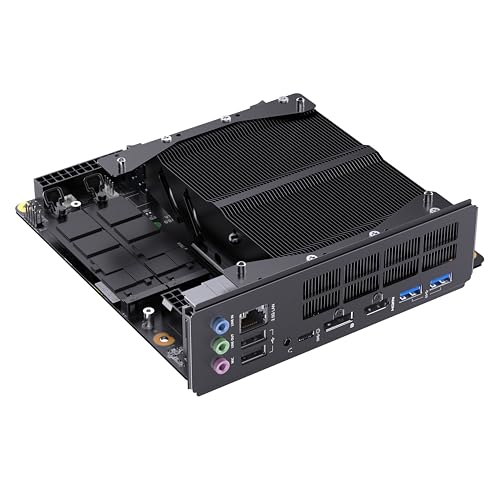 MINISFORUM لوحة أم كمبيوتر مصغر MINISFORUM BD895i SE بمعالج AMD Ryzen 9 8945HX (16C/32T) للألعاب بدون RAM/SSD/OS، 2X DDR5 SODIMM، 2X PCIe4.0 SSD، فتحة M.2 2230 مفتاح E، مخرجات فيديو ثلاثية HDMI+DP+USB-C - Image 1