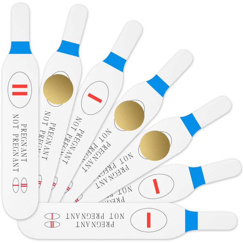 Sinload 40 Pcs Blue Scratch off Pregnancy Test Kit Baby Shower Games Baby Shower Games Baby Shower Scratch off Game for Boys - Image 1