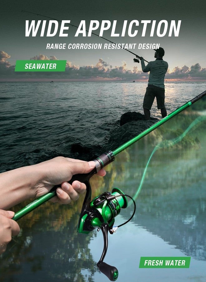Ghosthorn Fishing Rod and Reel Combo, Graphite Telescoping Fishing Pole Collapsible Travel Compact Rod for Freshwater Saltwater Fishing Gifts for Men Women - Image 5
