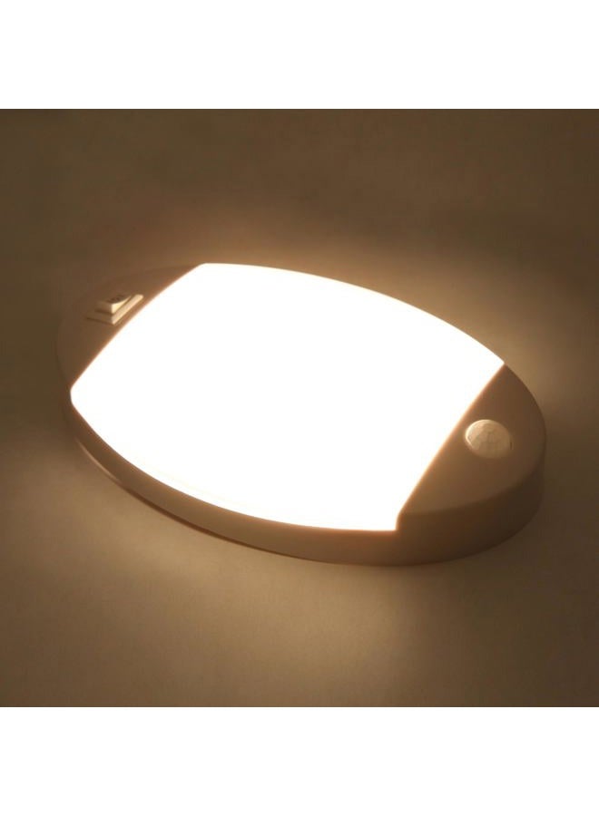 FACON 12V RV Interior Ceiling Light with Switch and Motion Sensor Function, LED RV Puck Light, 12Volts Interior Light for RV Motorhomes Camper Caravan Trailer Boat - Image 2