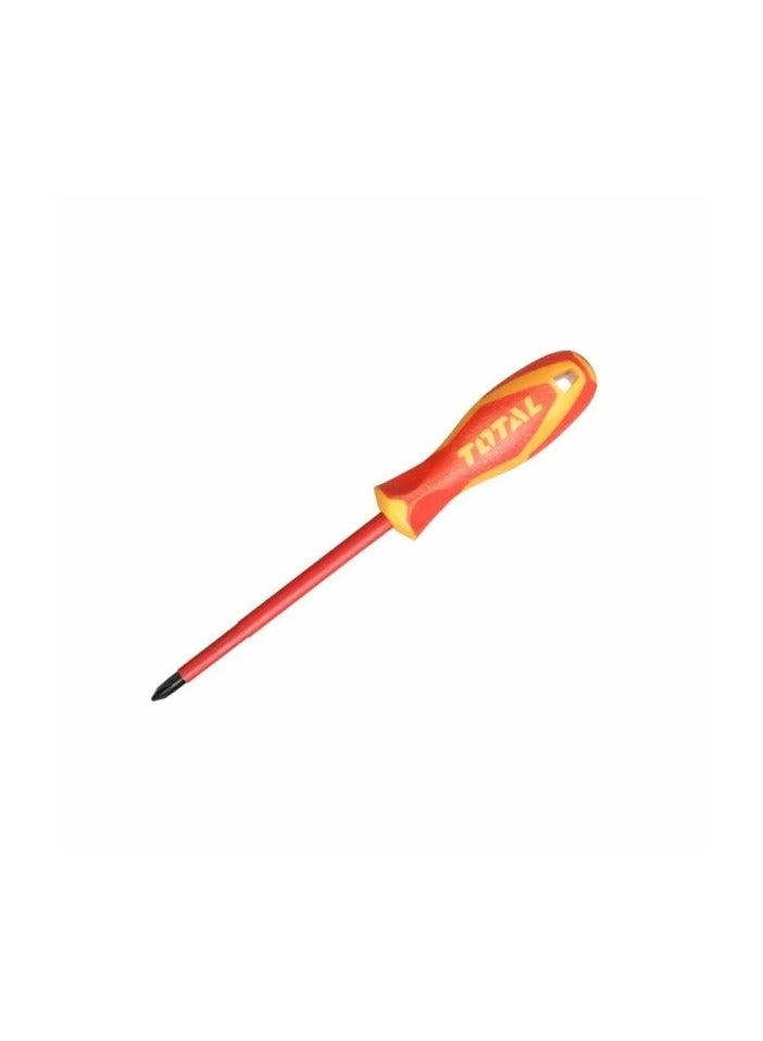 TOTAL Insulated ScrewDriver PH2 X 100 THTISPH2100 - Image 1