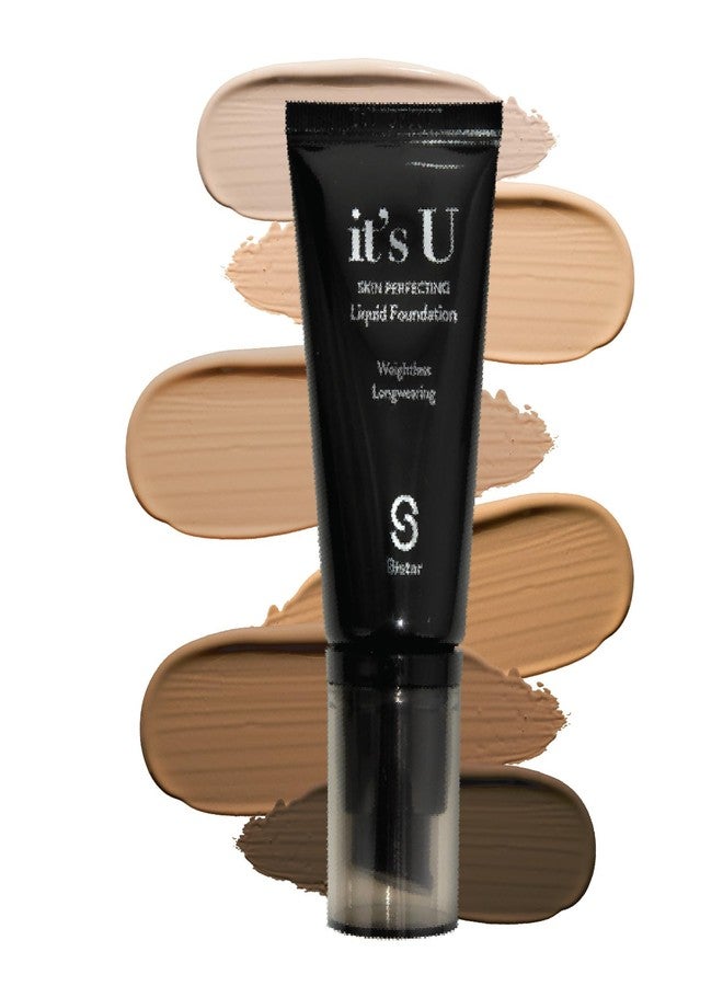Sistar it's U Skin Perfecting Liquid Foundation Medium Coverage Buildable Weightless Longwearing Blendable 35 g / 1.23 oz. (Fair) - Image 5