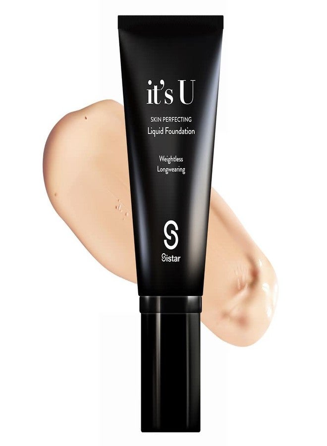 Sistar it's U Skin Perfecting Liquid Foundation Medium Coverage Buildable Weightless Longwearing Blendable 35 g / 1.23 oz. (Fair) - Image 1