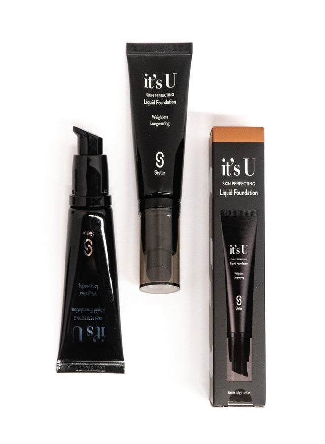 Sistar it's U Skin Perfecting Liquid Foundation Medium Coverage Buildable Weightless Longwearing Blendable 35 g / 1.23 oz. (Fair) - Image 4