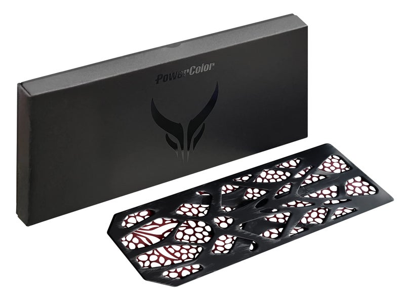 PowerColor Devil Skin Swappable Backplate - Generative (for Red Devil 7000 Series) - Image 1