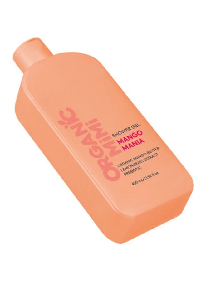 organic mimi Mango Mania Shower Gel Organic Mango Butter & Lemongrass Extract 400 ML - Image 3