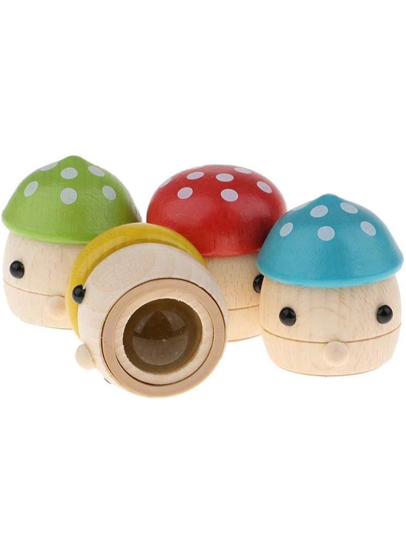 لعبة التوازن والفرز الخشبية – لعبة الانزلاق بالمشروم التعليمية - Image 1