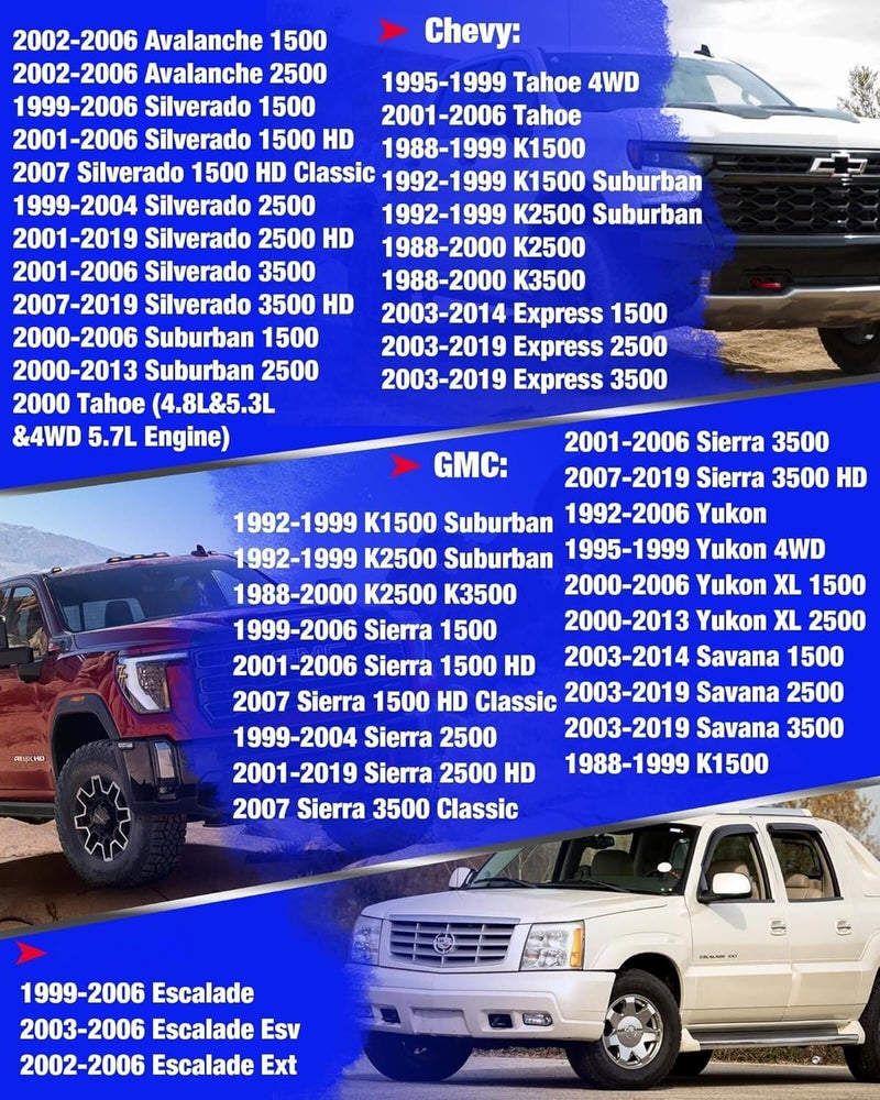 KSP PERFORMANCE رابط شريط التأرجح KSP لسيارات Sliverado Sierra 2500 3500HD، قطعتان أماميتان لشريط التثبيت لسيارات Chevy GMC Express Savana، رابط نهاية شريط التأرجح للتعليق البديل يناسب Escalade ليحل محل الرقم الأصلي OE#K8063 K700539 - Image 2