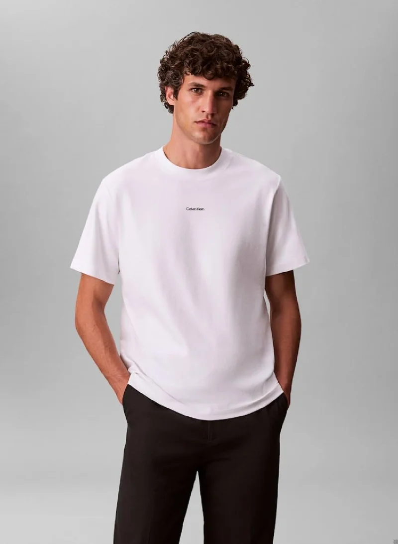 CALVIN KLEIN Relaxed Cotton Piqué T-Shirt