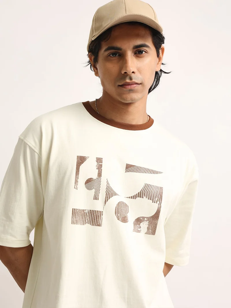 Maniac Maniac Mens Neutral Stripe Polo Neck Half Sleeve Black and Grey Cotton Polo T-Shirt