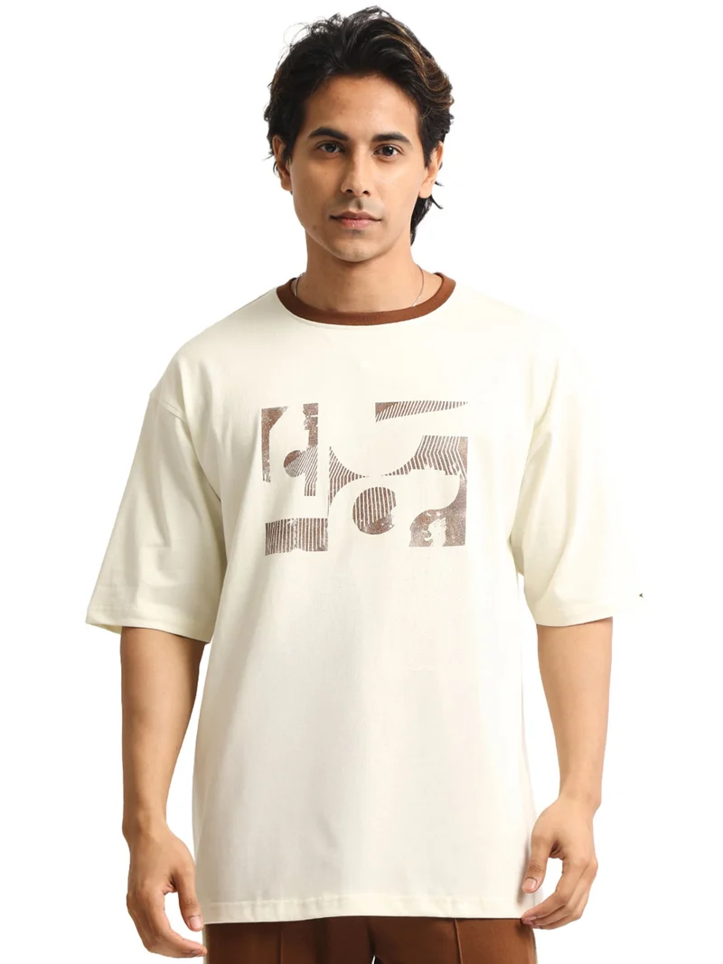 مانياك Maniac Mens Neutral Stripe Polo Neck Half Sleeve Black and Grey Cotton Polo T-Shirt