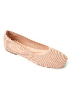 Slip On Ribbed Semi-Square Toecap