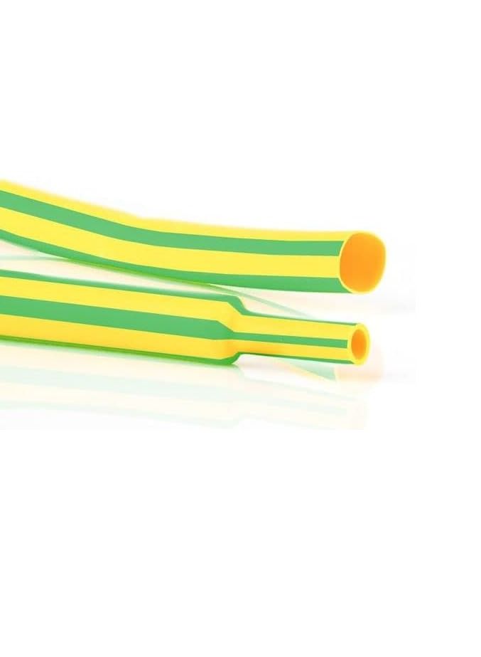 RACO Heat Shrink Sleeve, Good Quality Heat Shrinkable Tube For Wrap Cable Wire Insulation, 1 Meter Length- Yellow Green - Image 2