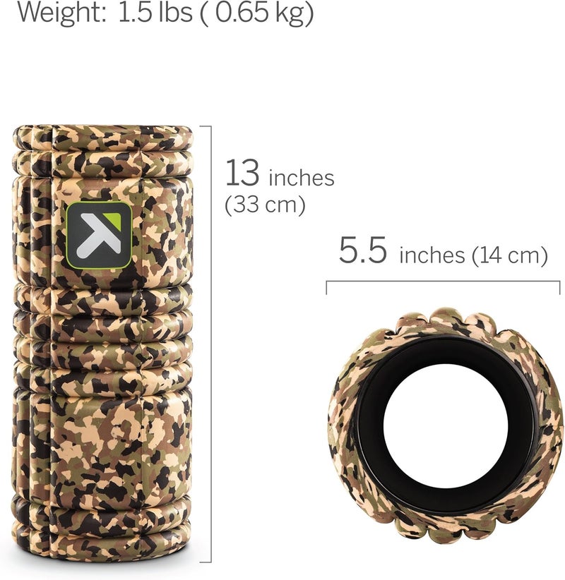 Trigger Point Grid 1.0 Foam Roller - 13" Multi-Density Massage Roller for Deep Tissue & Muscle Recovery - Relieves Tight, Sore Muscles & Kinks, Improves Mobility & Circulation - Targets Key Body Parts - Image 3